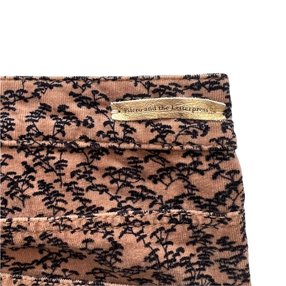 Anthropologie Pilcro Serif Floral Printed Skinny Cord | 32 - Picture 6 of 7